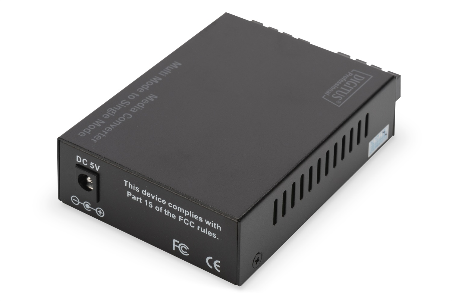 Digitus DN-82124 Media Converter Gigabit 1000 Mbit/s SC/SC - Multimode e Singlemode, 850nm/1310nm
