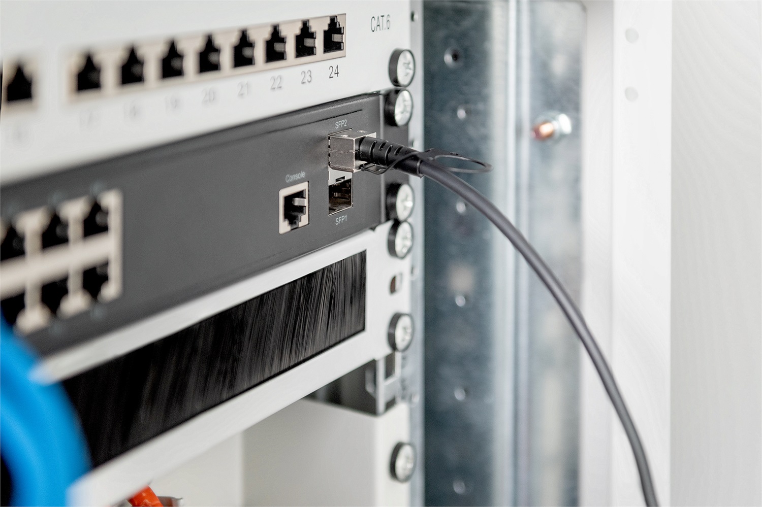 Digitus Cavo DAC SFP 10G - 1m - Direct Attach Copper - AWG30 Twinax - Nero - Velocità fino a 10 Gbit/s