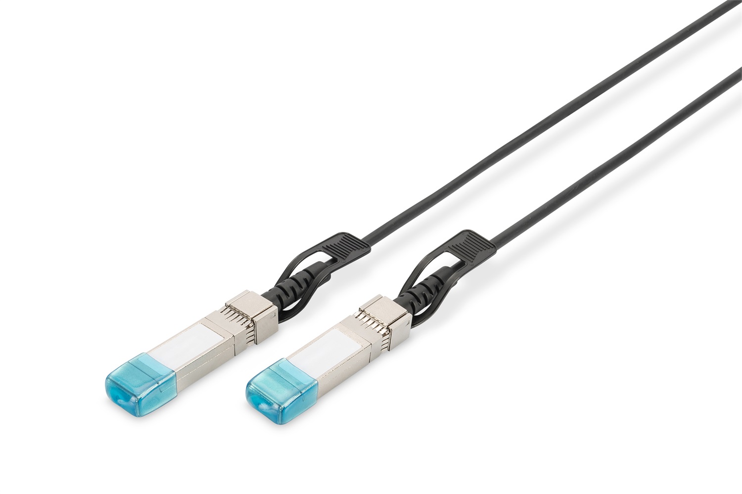 Digitus Cavo DAC SFP 10G - 2m - Compatibile con HP Aruba - Direct Attach Copper - AWG30 Twinax - Nero