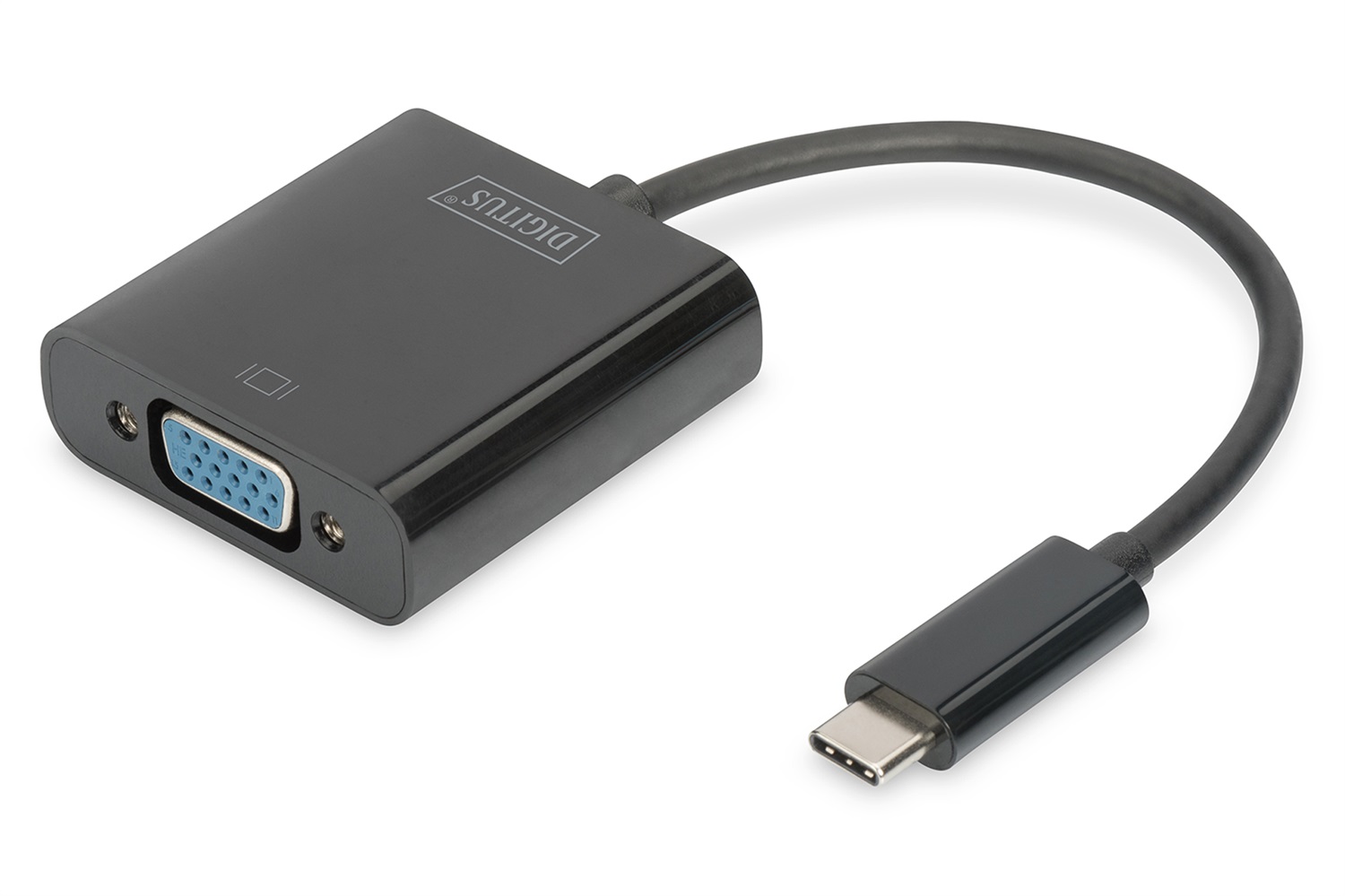 Digitus Adattatore Grafico USB Type-C™ a VGA, 3.2 Gen 1, Risoluzione 1920 x 1080, Nero