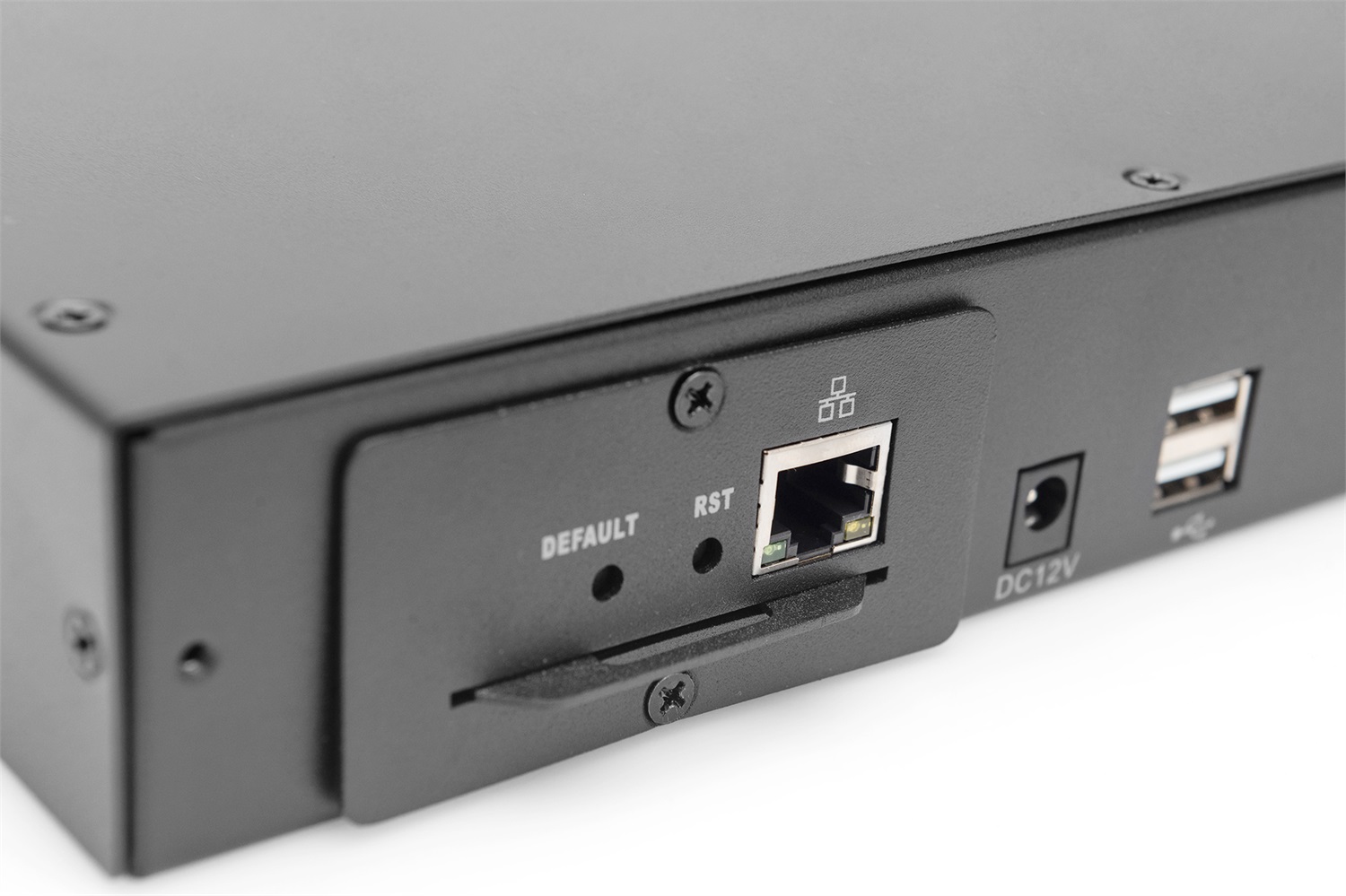 Digitus Commutatore KVM modulare 16 porte DS-72214, USB, VGA, Nero, 1U