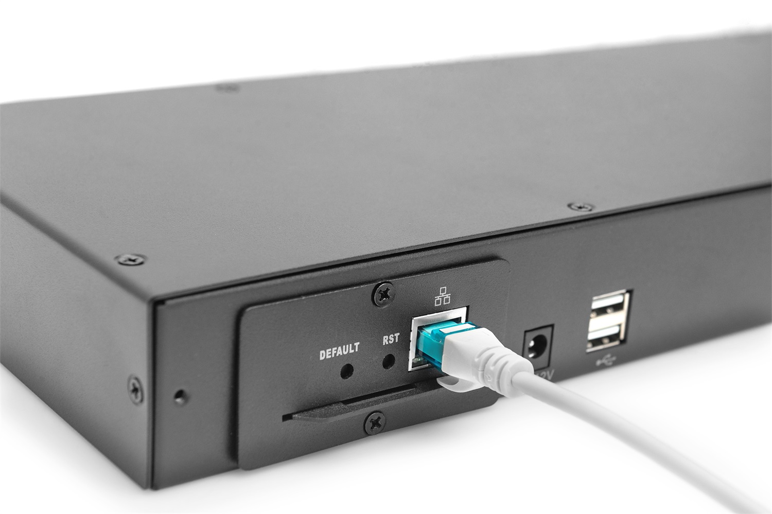 Digitus Commutatore KVM Modulare Cat.5 16 Porte DS-72217 - USB, 1U, Nero