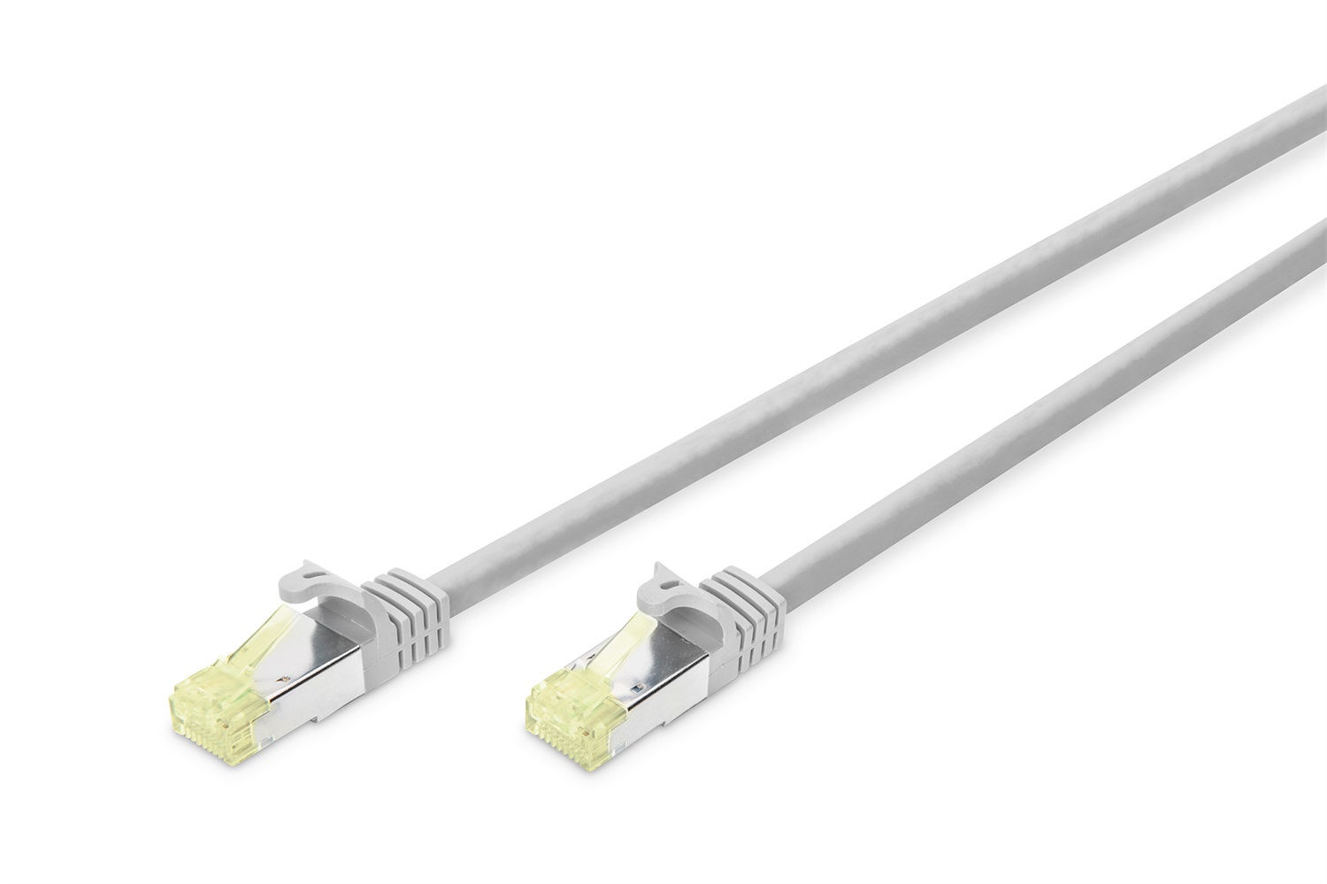 Digitus Cavo LAN Cat 6A S/FTP 3 m - 100% testato a livello di componenti - RJ45 - Grigio