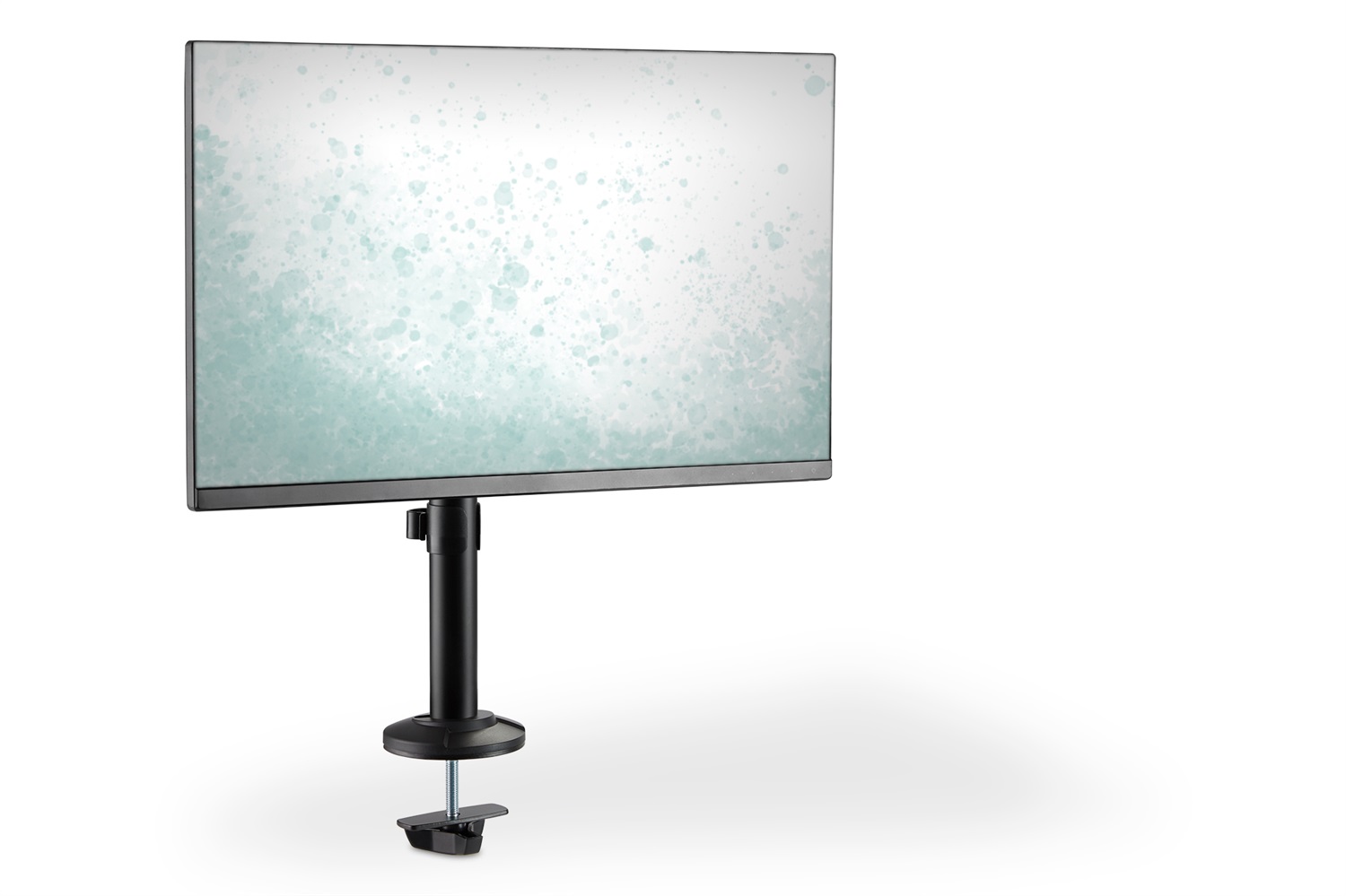DIGITUS Supporto a colonna universale per monitor singolo 15-32 pollici, 8 kg, VESA 75x75/100x100, Nero