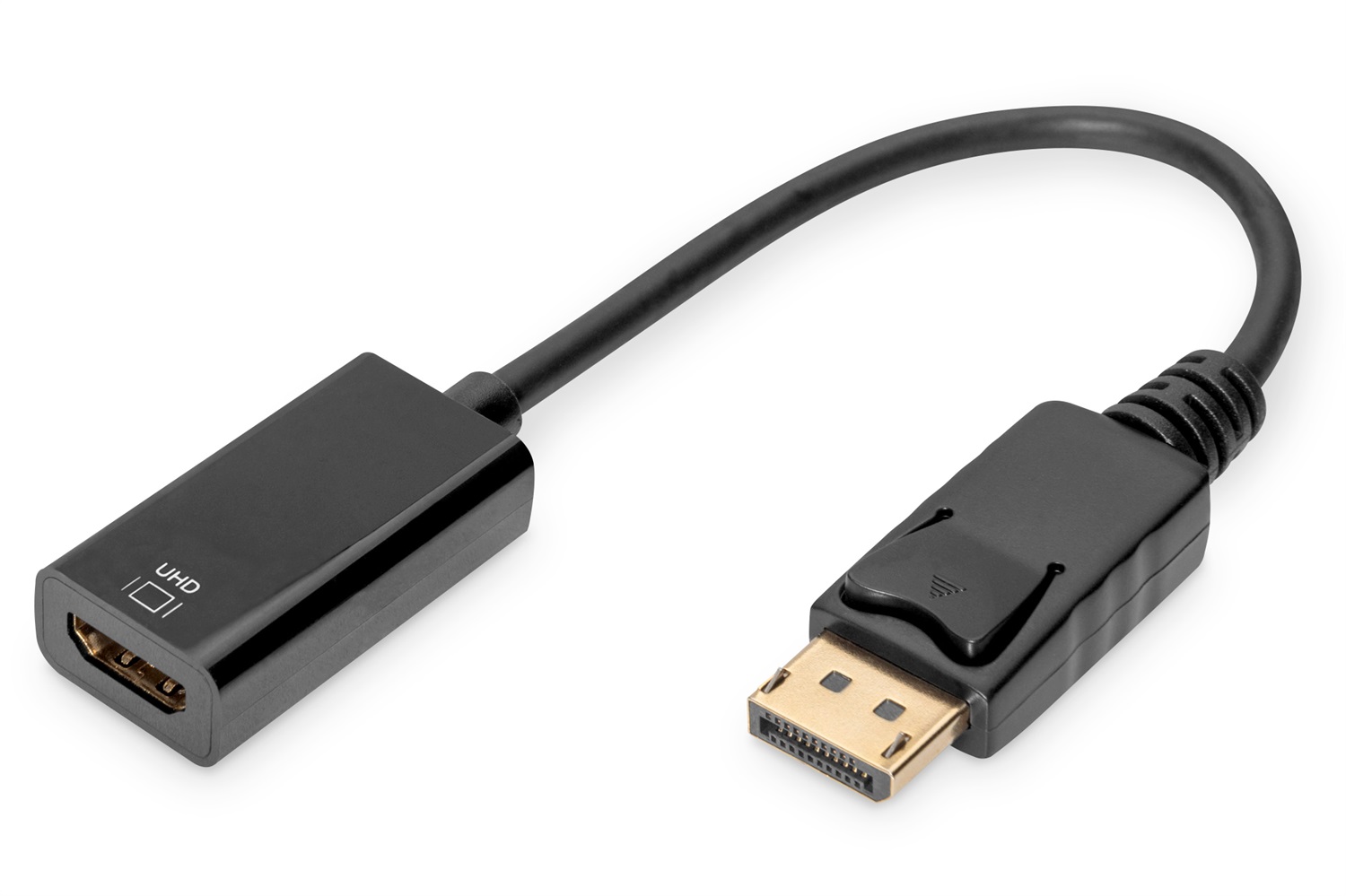 Digitus Adattatore Attivo DisplayPort a HDMI 0,2 m - UltraHD 4k/60Hz, Maschio a Femmina, HDMI 2.0