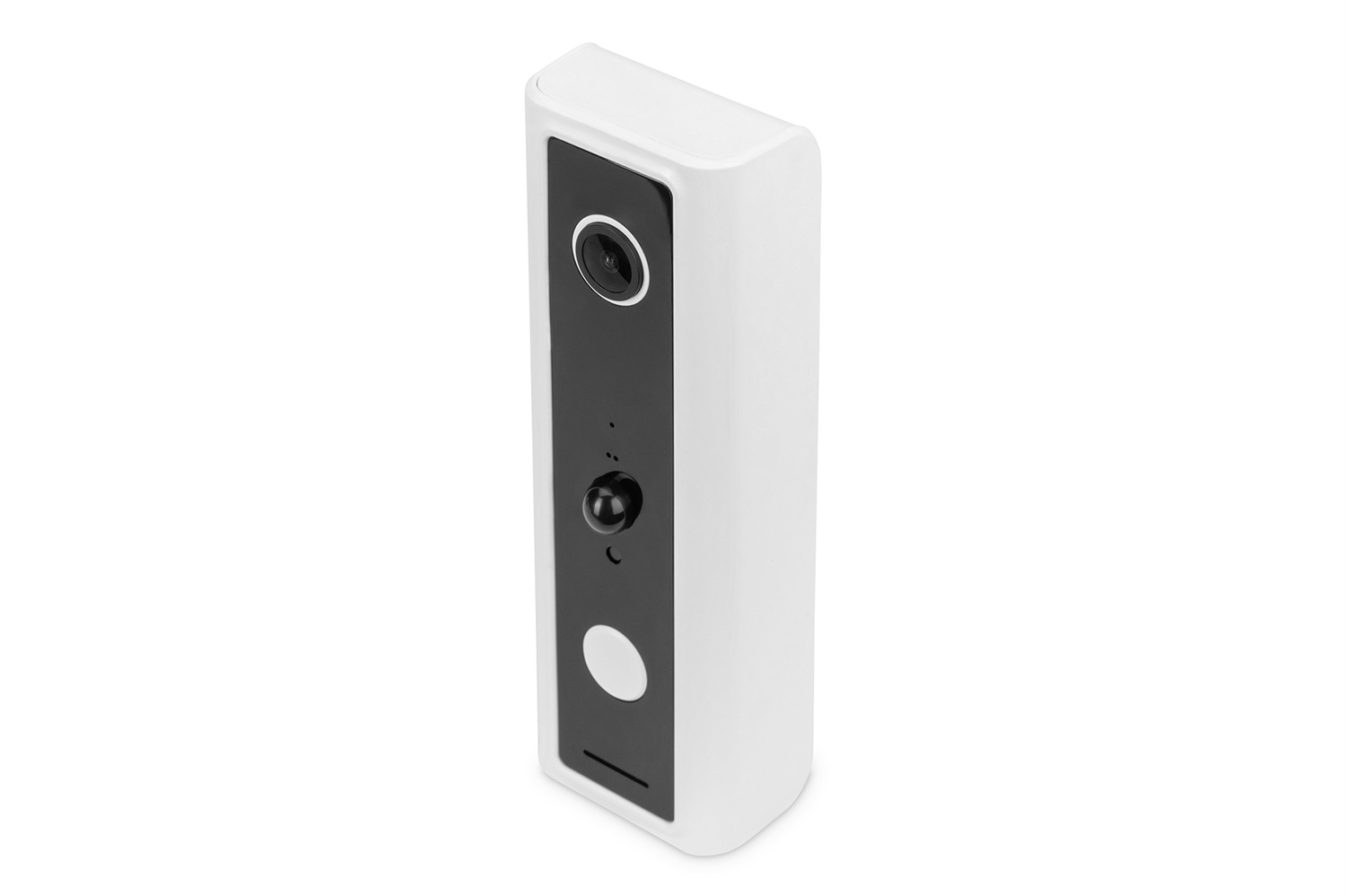 DIGITUS Telecamera Campanello Intelligente Full HD con Rilevatore di Movimento PIR, Funzionamento a Batteria e Controllo Vocale