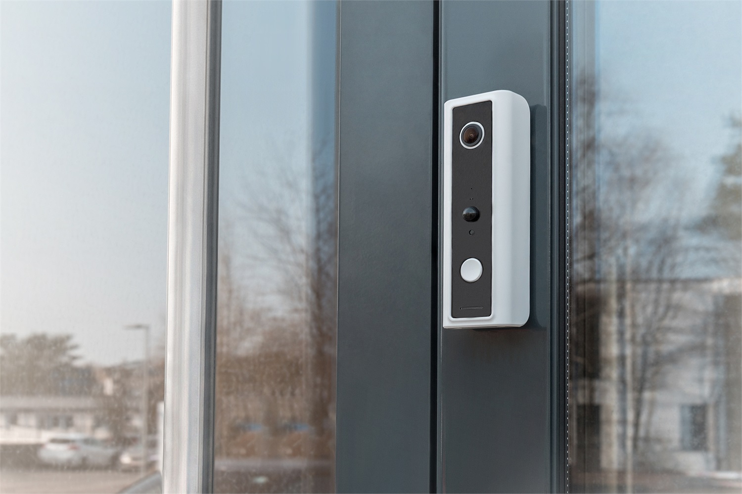 DIGITUS Telecamera Campanello Intelligente Full HD con Rilevatore di Movimento PIR, Funzionamento a Batteria e Controllo Vocale
