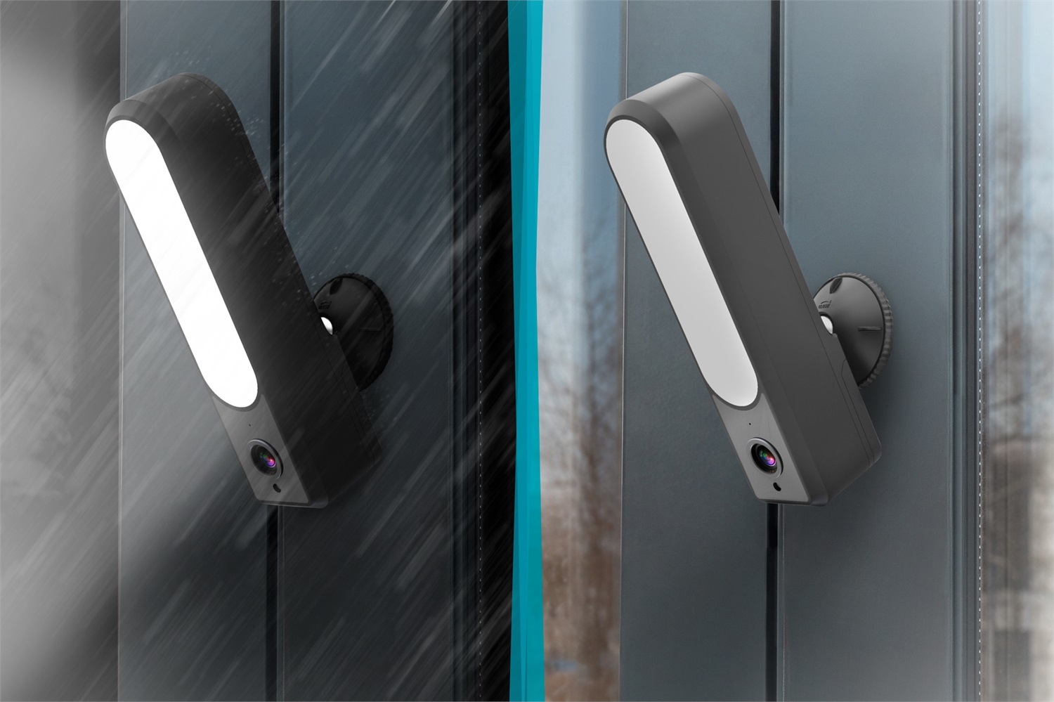 Digitus Telecamera smart da esterno Full HD con proiettore a LED, WLAN + comando vocale