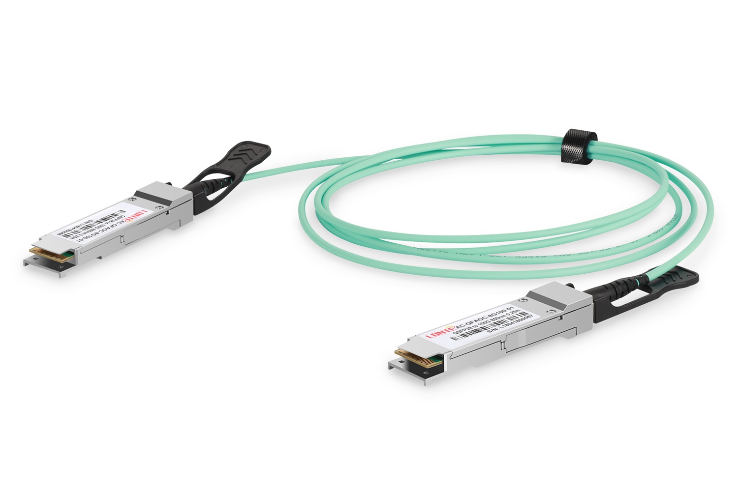 Digitus Cavo Ottico Attivo 100Gbps QSFP28 AOC 10 m - Fibra OM3/OM4, Full Duplex