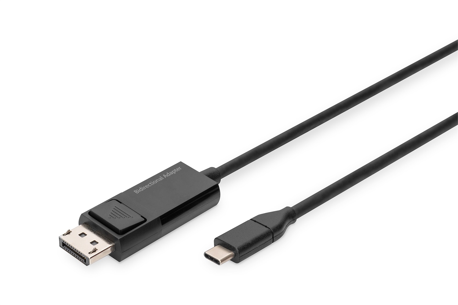DIGITUS Cavo Adattatore Bidirezionale USB Type-C a DisplayPort 1.4 - 8K/30Hz - 2m - Nero