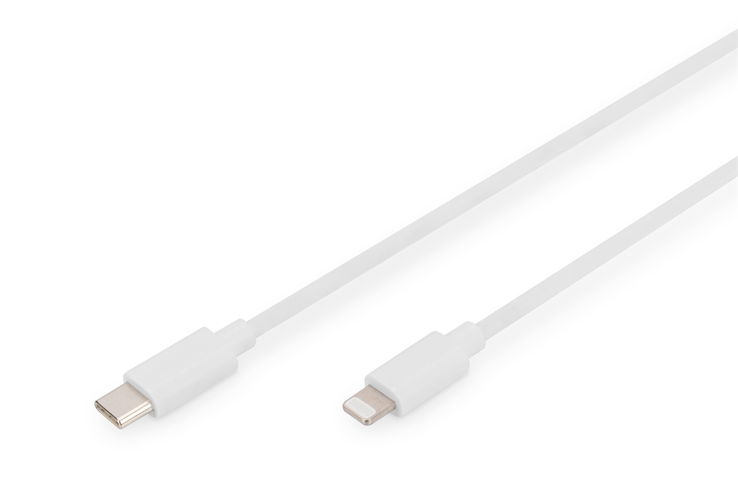 Digitus Cavo da Lightning a USB-C - Cavo dati/di ricarica MFI 2 m - Bianco, 9V/2A