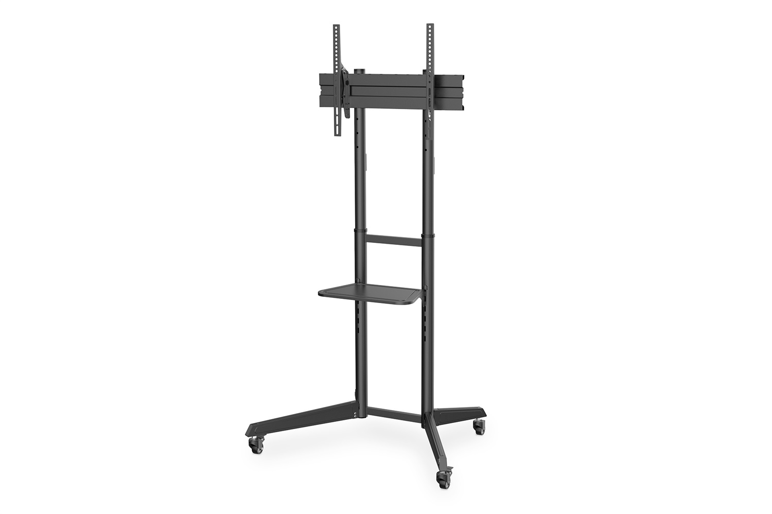 Digitus DA-90447 Carrello di Presentazione per TV fino a 70'' - Nero, Acciaio, Altezza Regolabile