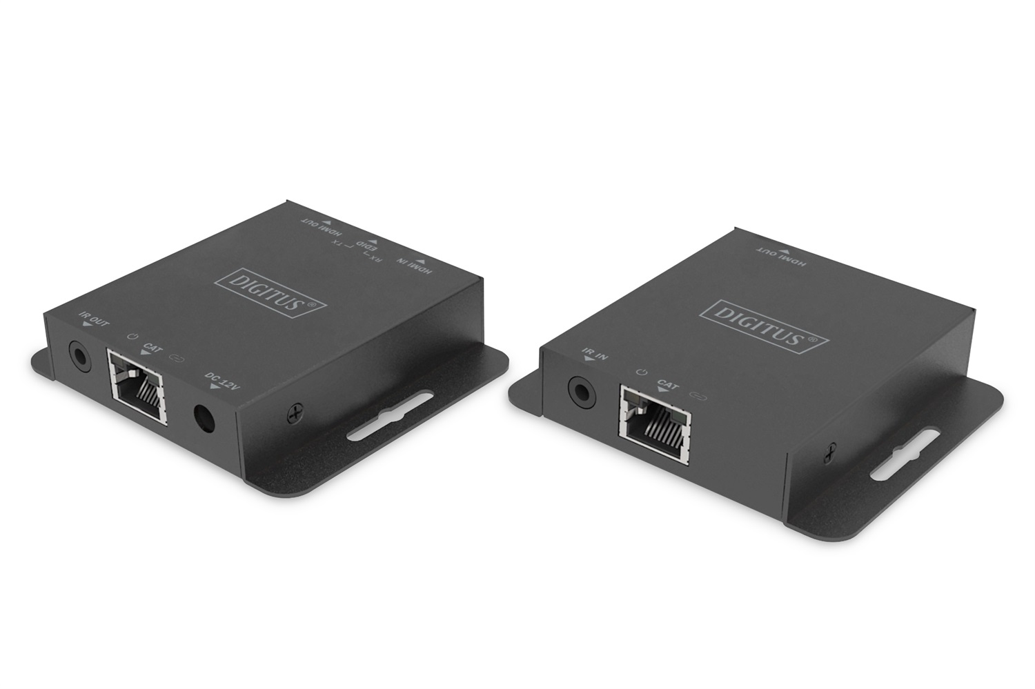 Digitus Set Extender 4K HDMI DS-55519, Trasmettitore e Ricevitore AV, 70 m, Risoluzione 3840 x 2160 Pixel, Cablato, Supporto HDCP
