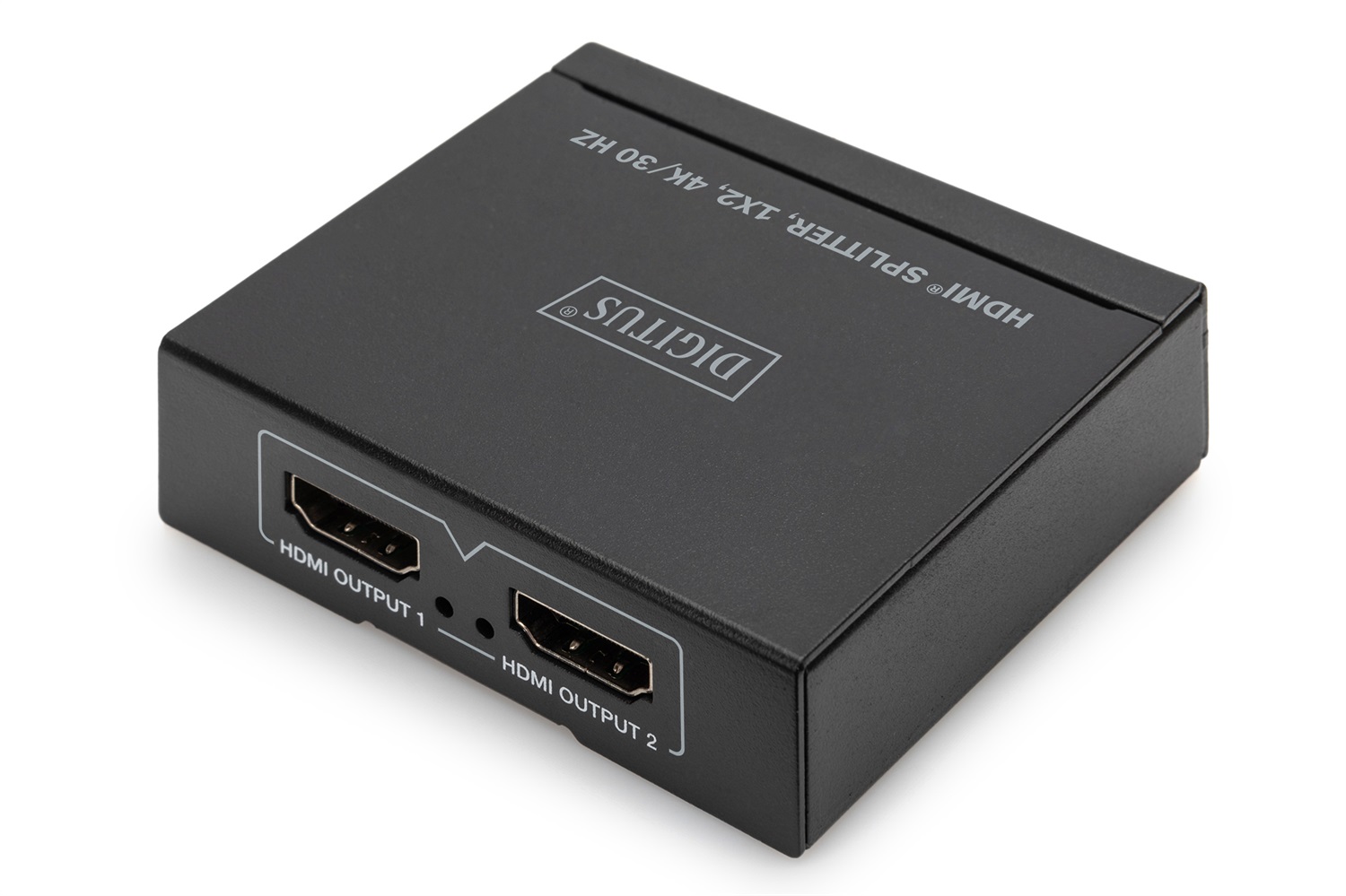 Digitus DS-45340 Splitter HDMI 1x2 - UHD 4K / 30 Hz, Ingresso 1 Porta, Uscita 2 Porte, HDCP 1.4, HDMI 1.4b, Deep Colour, EDID Switch, Protezione ESD