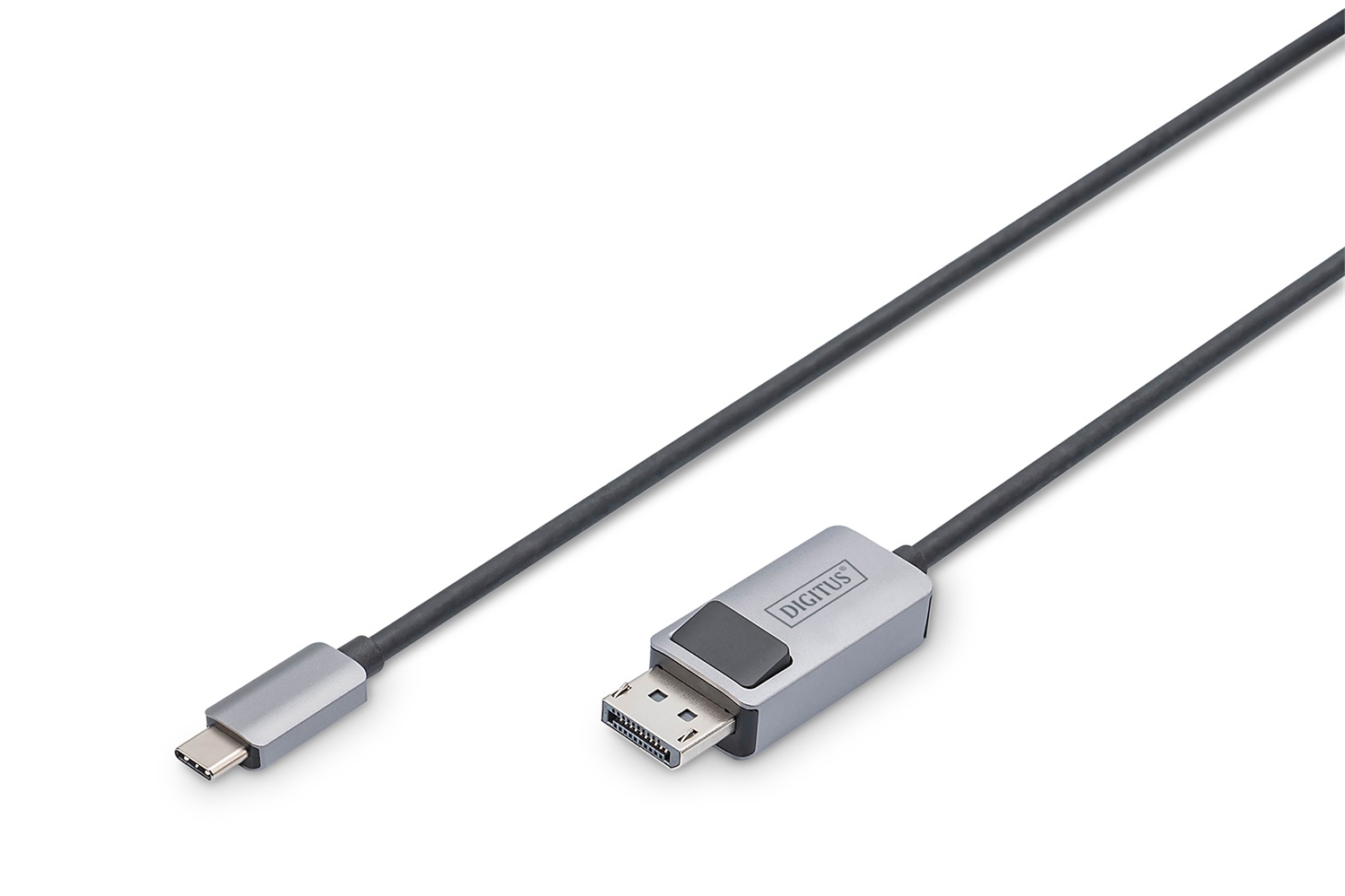Digitus Cavo Adattatore Bidirezionale da USB Tipo C a DisplayPort - 1 m, Maschio/Maschio