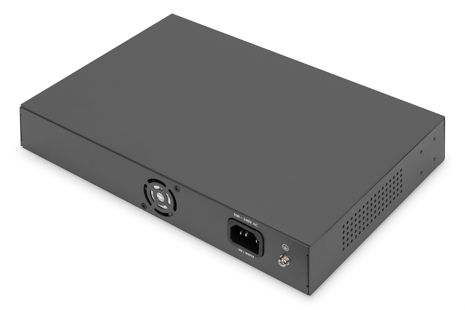 Digitus Switch PoE Fast Ethernet 16 Porte, 2 Uplink Gigabit (RJ45/SFP), 185W, 19 Pollici