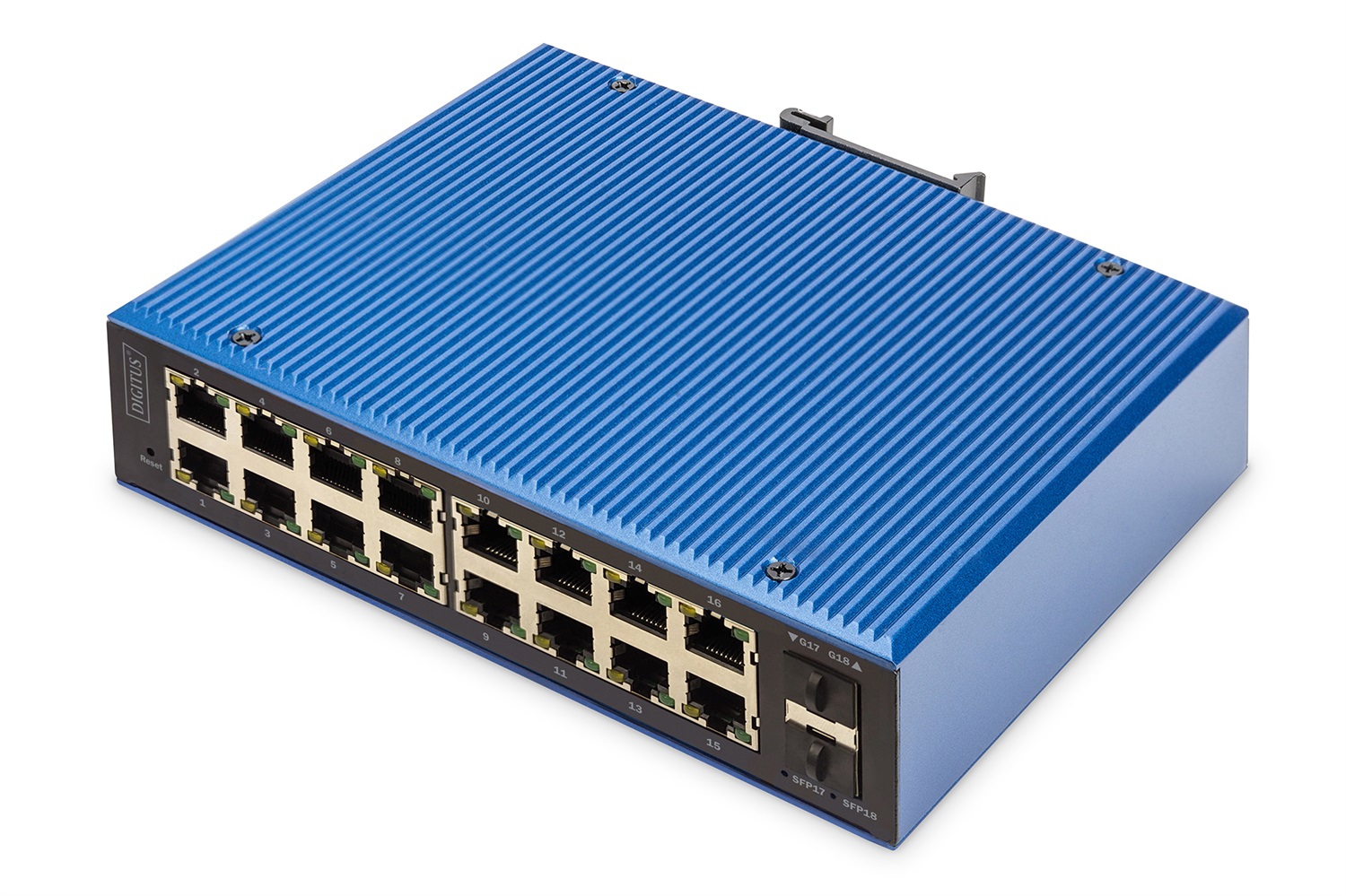 Digitus Switch Industriale Gestito L2 16 2 Porte Gigabit Ethernet PoE