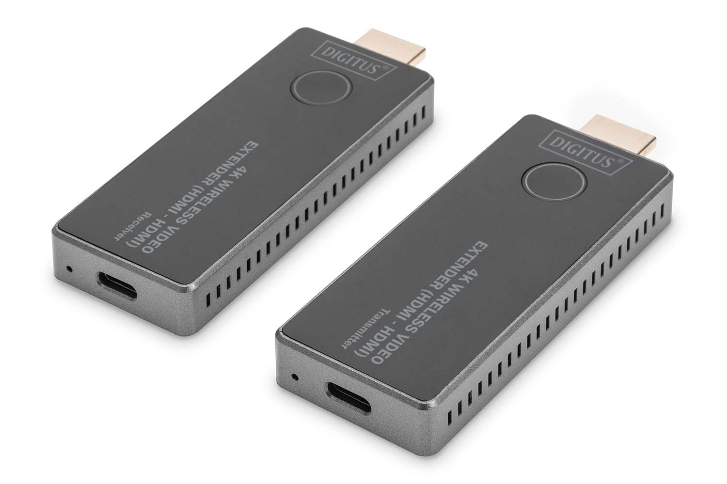 Digitus DS-55323 Estensore HDMI Wireless 4K - Trasmettitore e Ricevitore, Portata 30 m, Plug & Play