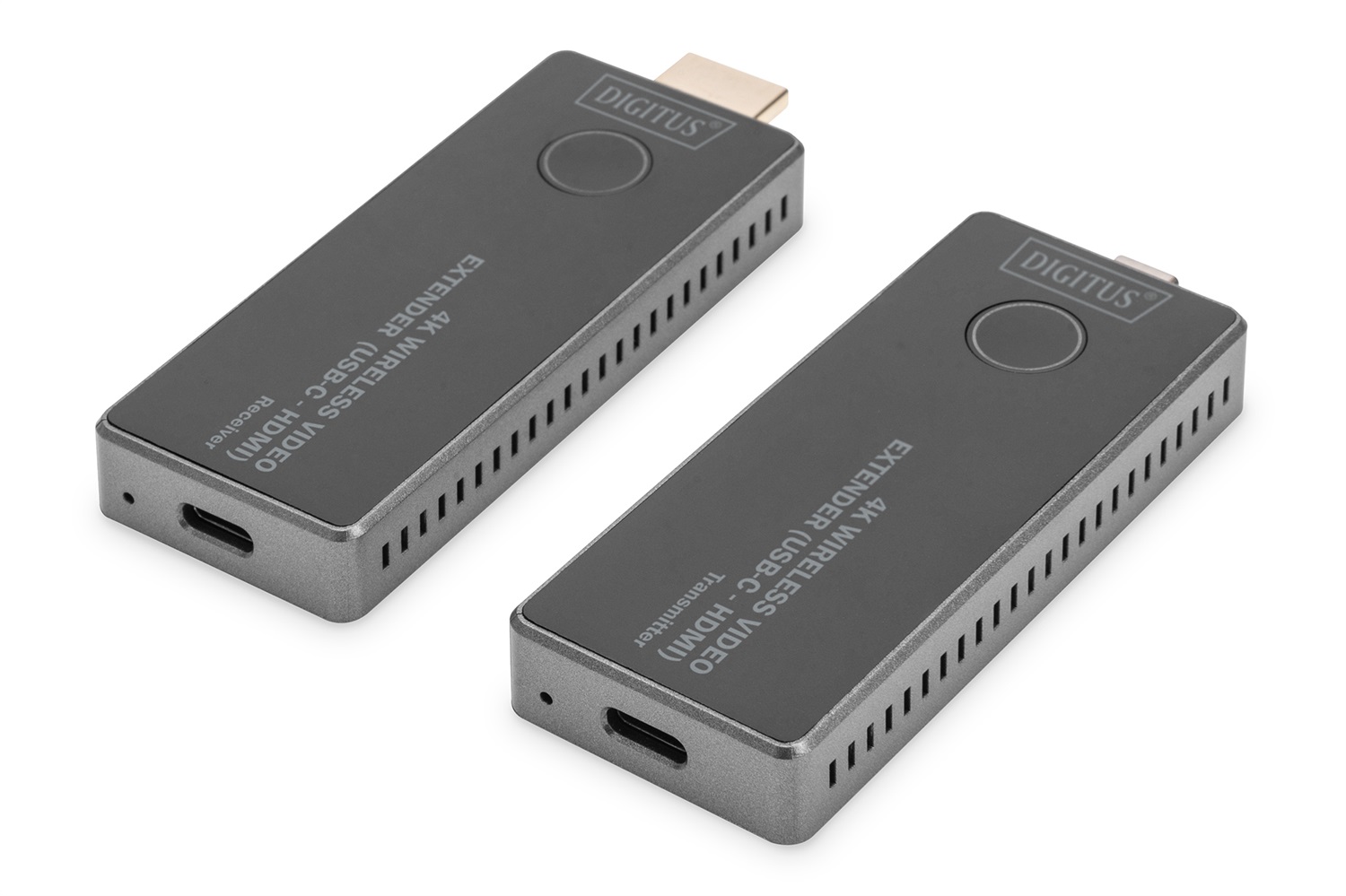 ASSMANN Digitus 4K Wireless Video Extender USB-C a HDMI, 30 metri, Trasmettitore e Ricevitore AV