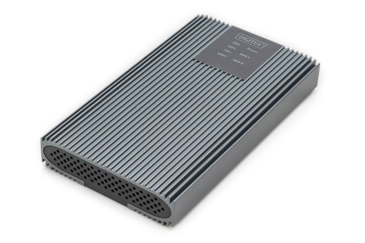 DIGITUS Stazione di Clonazione M.2 USB 3.2 Gen2x2 Type-C - 20 Gbit/s - Supporta SSD NVMe fino a 8 TB - Compatibile con formati 2230/2242/2260/2280 - Custodia in Alluminio - Senza Attrezzi - Grigio