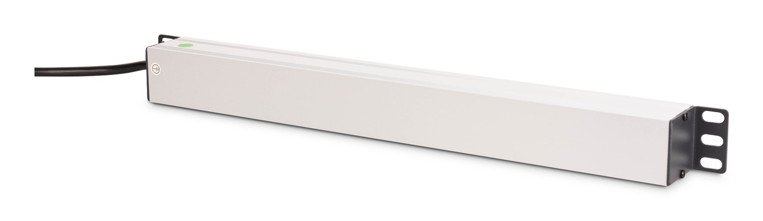 DIGITUS DN-95436 Presa Multipla PDU Rack 19' - 8 Prese AC 1U con Interruttore e Protezione da Sovraccarico - 250 V CA, 16 A, 4000 W