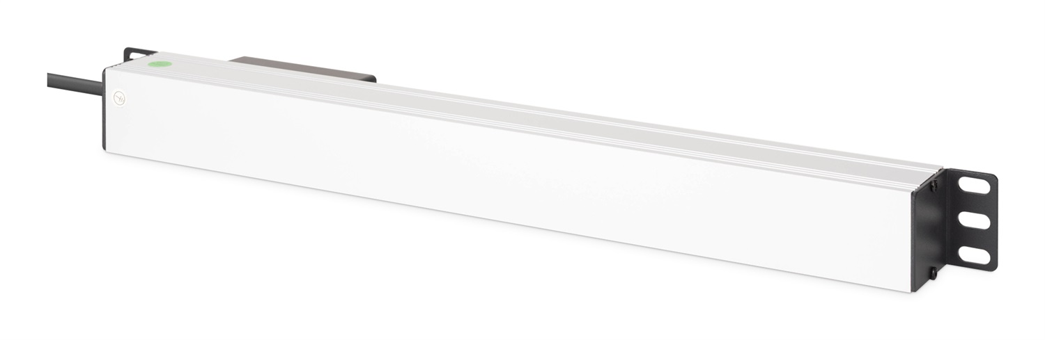Digitus DN-95439 - PDU 7 Prese 1U con Interruttore Automatico, 250V 16A per Armadi di Rete