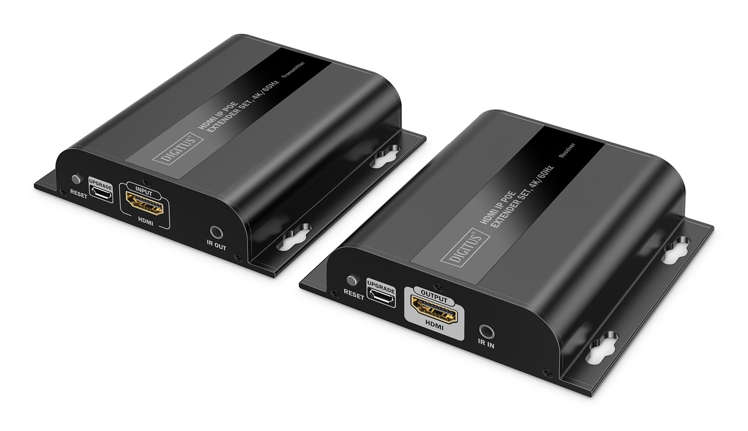 Digitus Set di estensione HDMI IP PoE, 4K/60Hz
