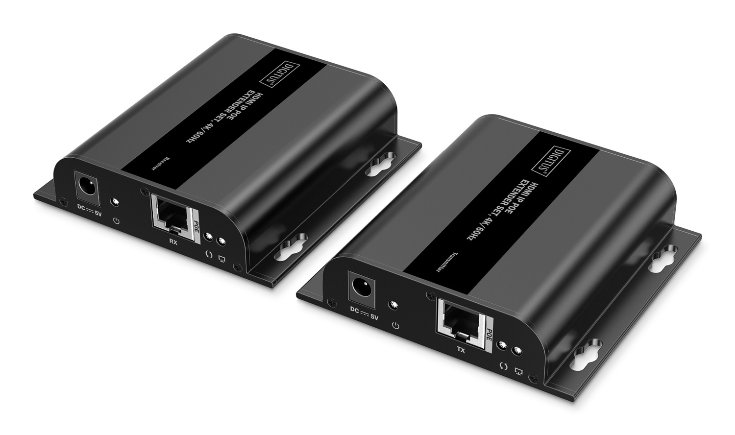 Digitus Set di estensione HDMI IP PoE, 4K/60Hz