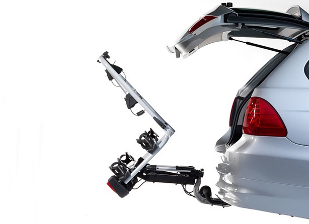 ATERA Portabici da Gancio Traino Strada E-Bike XL - Trasporto per 2 Biciclette Normali ed Elettriche