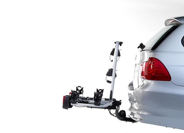 ATERA Portabici da Gancio Traino Strada E-Bike XL - Trasporto per 2 Biciclette Normali ed Elettriche