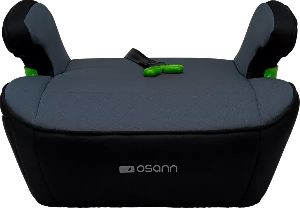 Osann Junior Gurtfix Seggiolino Auto Black - Omologato R129 iSize per Bambini da 126 a 150 cm con Braccioli e Sedile Ergonomico