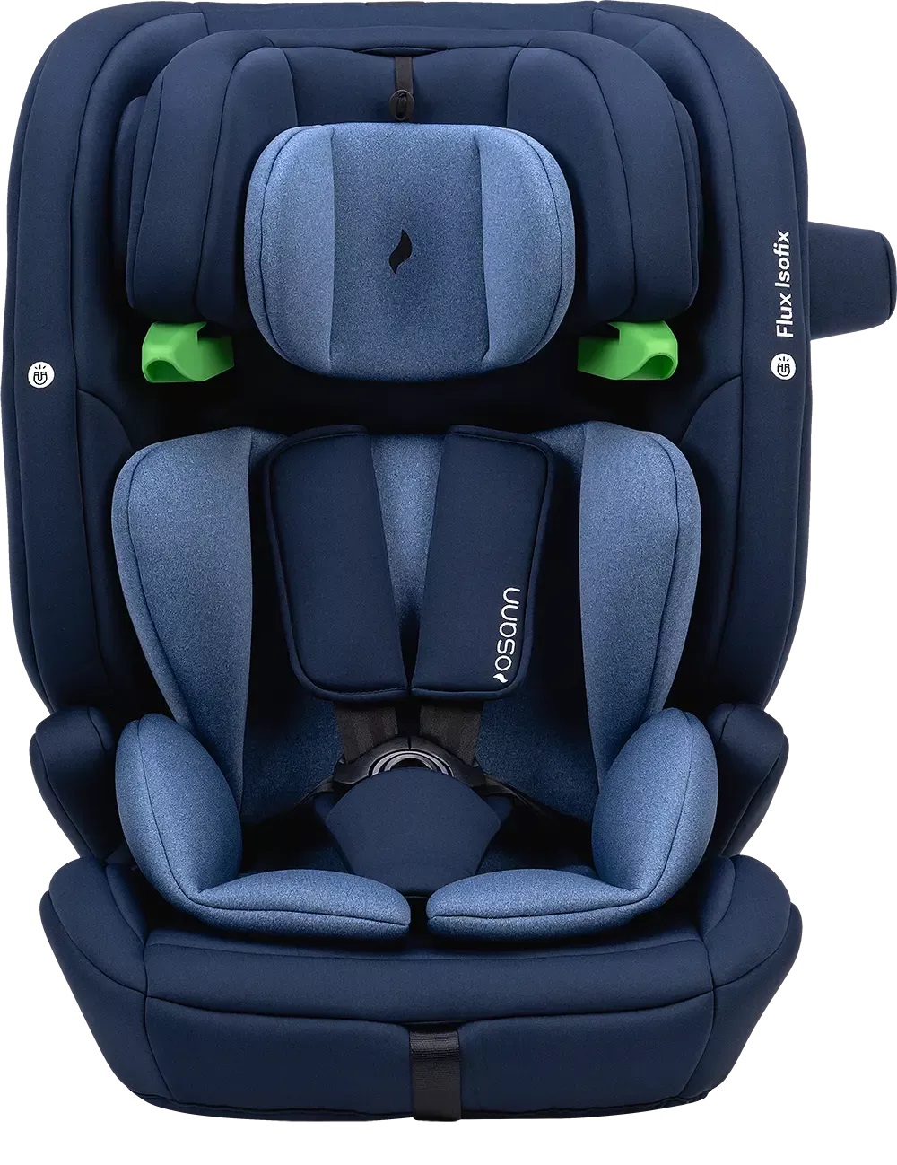 Osann Flux Isofix Seggiolino Auto i-Size Navy Melange per Bambini da 76 a 150 cm