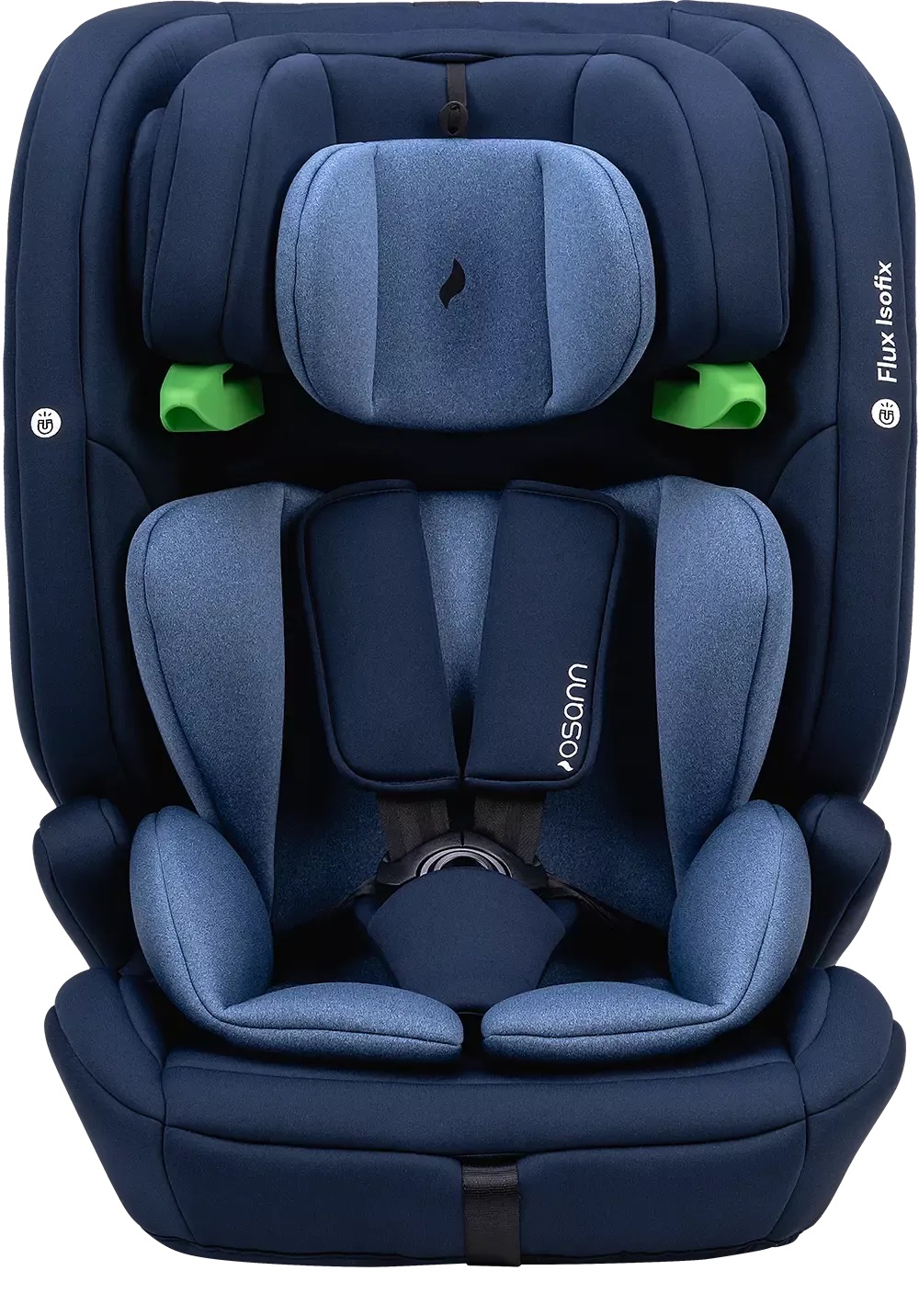 Osann Flux Isofix Seggiolino Auto i-Size Navy Melange per Bambini da 76 a 150 cm