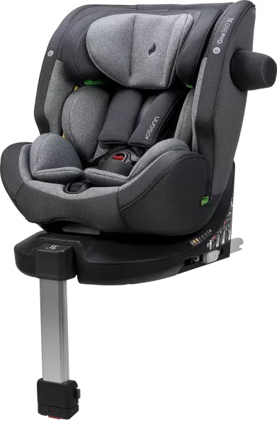 OSANN One360 SL - Seggiolino auto Isofix rotante a 360° per bambini da 0 a 12 anni, altezza 40-150 cm, con poggiatesta regolabile