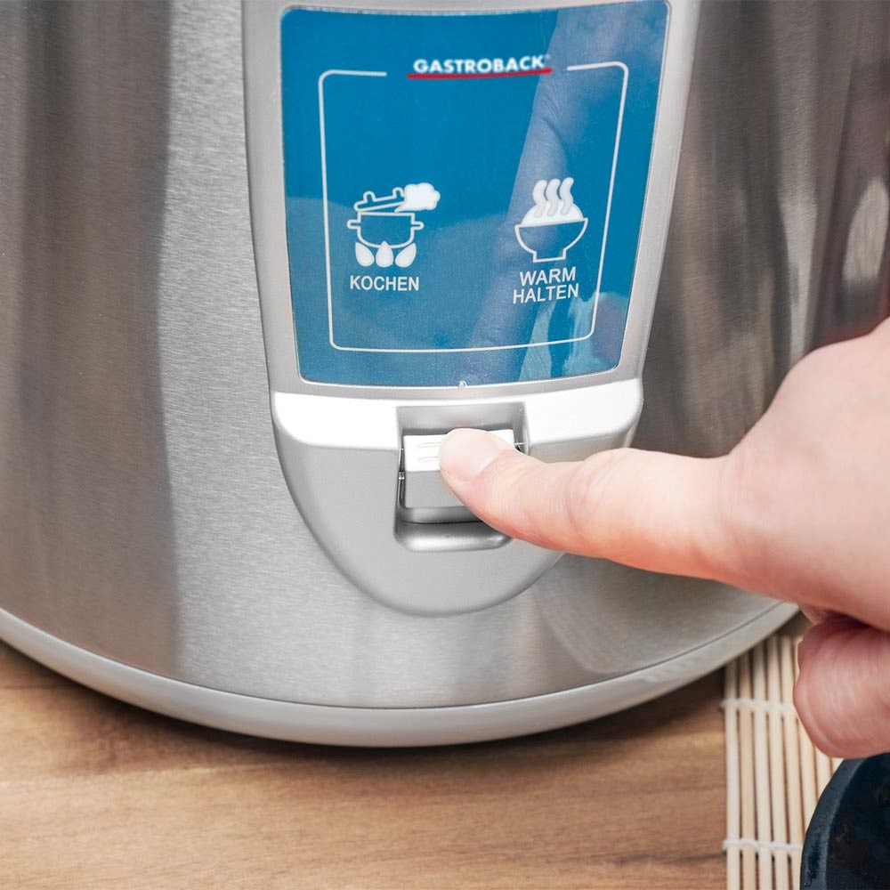 Gastroback Cuociriso Design Pro 5 L 650 W Argento e Bianco - Modello 42518