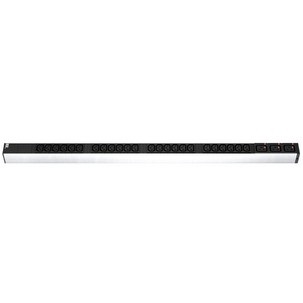 Bachmann 800.1657 Prolunghe e Multiple Interno 3 m con 27 Prese AC - Nero e Bianco