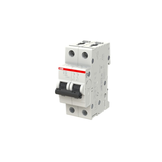 ABB S202-D32 Interruttore Automatico Miniaturizzato 6KA 2P Bipolare 32A