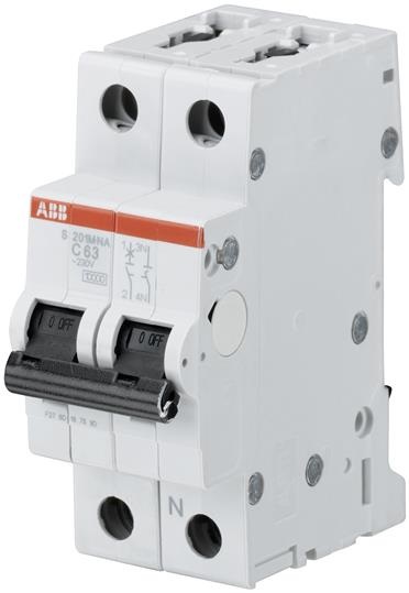 ABB S201M NA C16 Interruttore Automatico 10KA 1P N - Magnetotermico Compatto