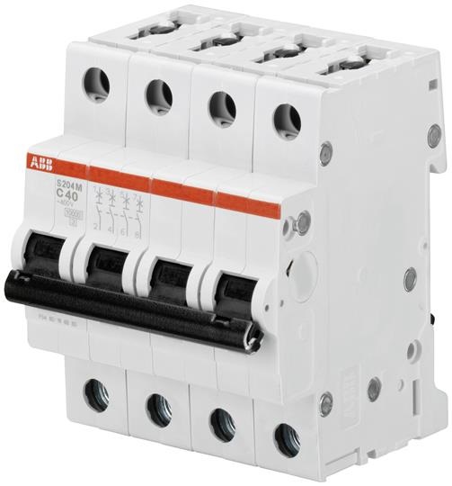 ABB S204M-C16 Interruttore Automatico Miniaturizzato 4P 16A 10KA