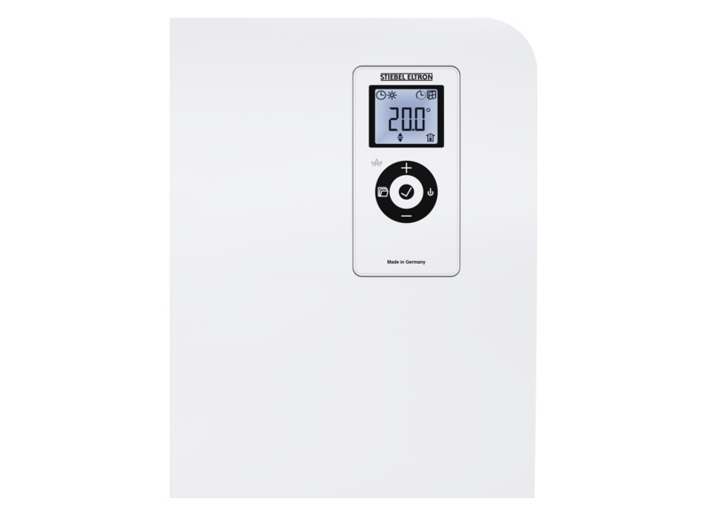 Stiebel Eltron CK20S - Stufa Elettrica da Parete 2 kW con Regolazione Continua della Temperatura e Timer Settimanale