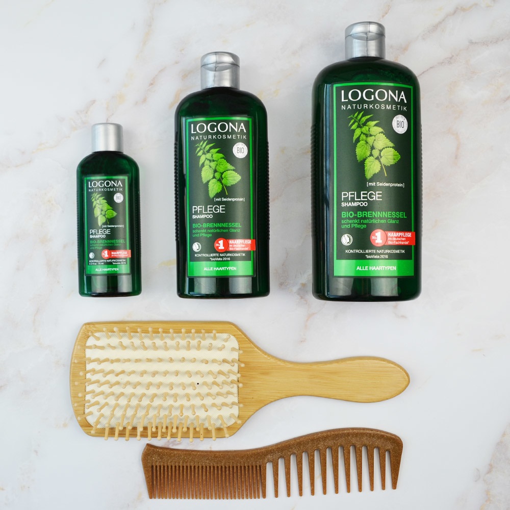 Logona Shampoo Bio all'Ortica 500 ml - Cura Delicata per Tutti i Tipi di Capelli