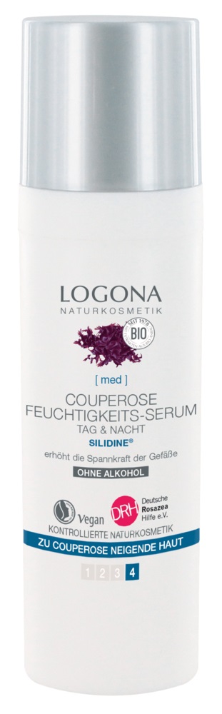 Logona Siero Idratante Anti Couperose 30 ml - Trattamento Giorno e Notte per Pelli Sensibili