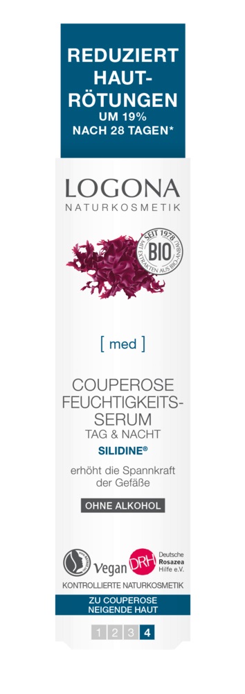 Logona Siero Idratante Anti Couperose 30 ml - Trattamento Giorno e Notte per Pelli Sensibili