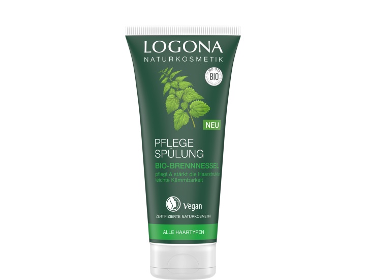 Logona Balsamo all'Ortica Biologica 200 ml - Rafforza, Dona Splendore e Migliora la Pettinabilità