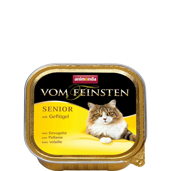 Animonda Vom Feinsten Senior Paté per Gatti Anziani al Pollame - 100 g