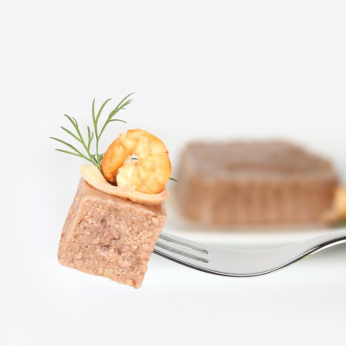 Animonda Vom Feinsten Cibo Umido per Gatti Adulto Pollo e Frutti di Mare 100 g - Senza Soia, Coloranti e Conservanti