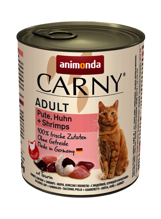 Animonda Carny Adult Multi-Meat Cocktail 800 g - Cibo umido per gatti con manzo, pollo e selvaggina, senza soia e conservanti