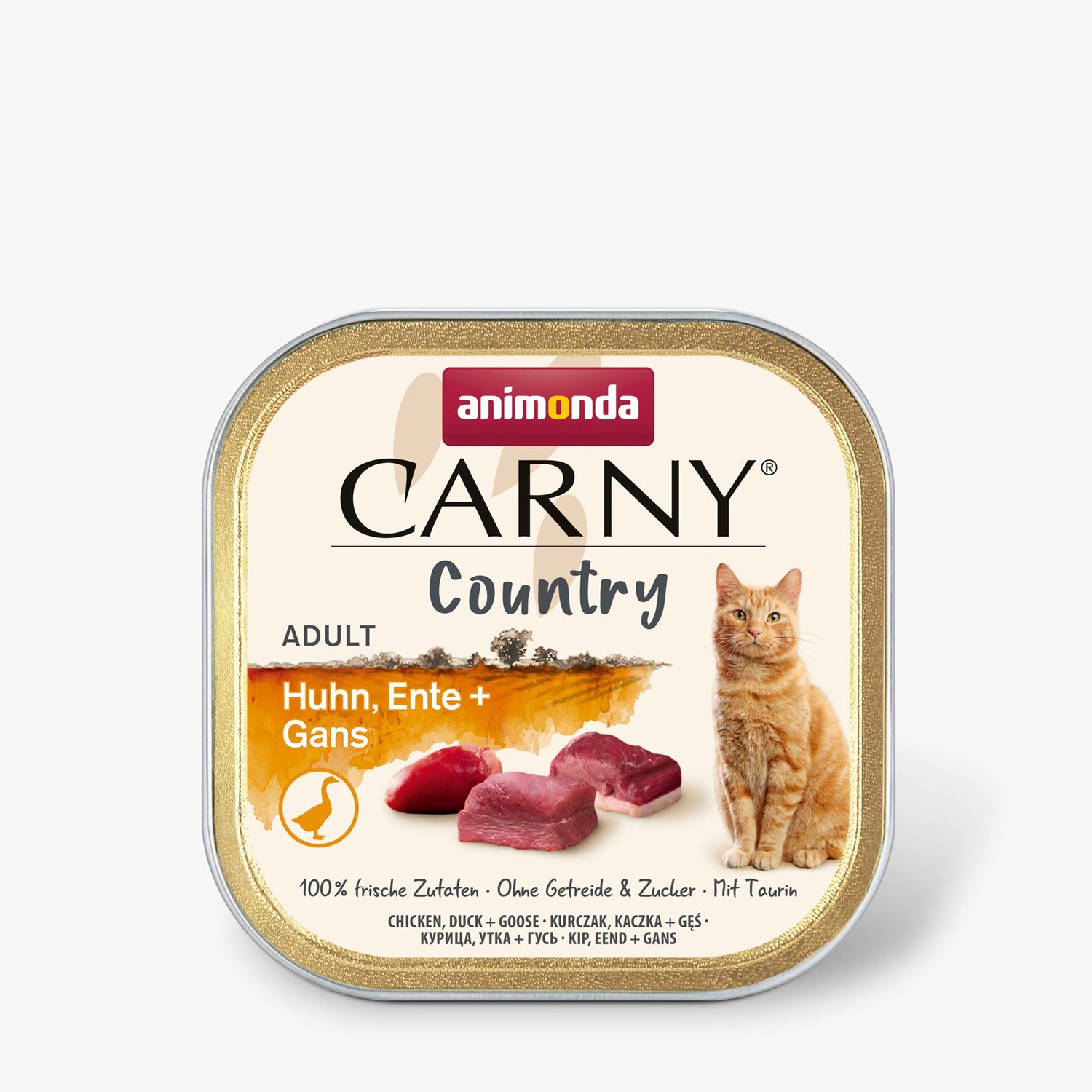 Animonda Carny Country Cibo Umido per Gatti Adulti - Pollo, Anatra e Oca 100 g
