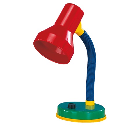 Trio Leuchten PRONTO Lampada da Tavolo Multicolore E27 30 cm, max 18 W, in Plastica, Flessibile, Adatta per Cameretta e Studio