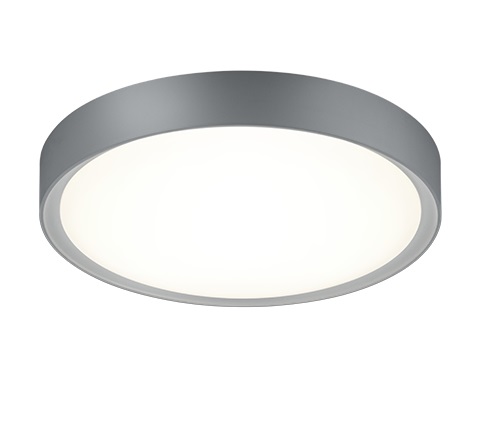 Trio Leuchten Clarimo Plafoniera LED 1x18 Watt Titano/Bianco Ø 33 cm 3000 K Classe A